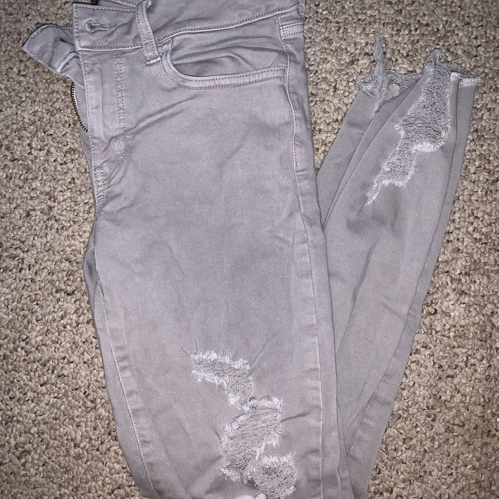 American Eagle ripped jeans